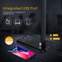 LED Desk Lamp, Desk Lamps for Home Office with USB Charging Port and 3000mah Battery, Eye-Caring Table Lamp with 5 Color Modes and 5 Brightness Levels, 30/60mins Timer Desk Light for Working, Reading