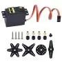 Miuzei 10 Pcs MG996R Servo Motor Metal Gear Torque Digital Motor Kit for RC Airplane Model Car Helicopter Boat Robot AVR Toys Drone Arduino Miuzei 10 Pcs MG996R Servo Motor Metal Gear Torque Digital Motor Kit for RC Airplane Model Car Helicopter Boat Robot AVR Toys Drone Arduino