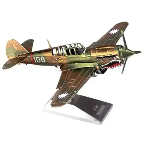 Fascinations Metal Earth P-40 Warhawk 3D Metal Model Kit Fascinations Metal Earth P-40 Warhawk 3D Metal Model Kit