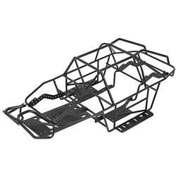 Qiterr RC Car Frame, Black Metal Roll Cage Chassis Frame for SCX10II AX90046 1/10 Scale RC Car