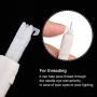 Hicarer 3 Pieces Sewing Needle Inserter Automatic Needle Threader Needle Threading Tool for Sewing Machine (White)