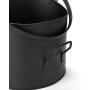 Mind Reader ASHBUCK-BLK Large Fire Place Ash Bucket, Pellet Bucket, Black