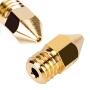 LUTER 24PCS Extruder Nozzles 3D Printer Nozzles for MK8 0.2mm, 0.3mm, 0.4mm, 0.5mm, 0.6mm, 0.8mm, 1.0mm with Free Storage Box for Makerbot Creality CR-10 Ender 3 5