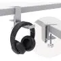 Foldable Headphone Hook Holder, Aluminum Headset Stand Hanger Clamp Under Desk Space Save Mount with Foldable Arm, Universal Fit All Headphones, Silver Foldable Headphone Hook Holder, Aluminum Headset Stand Hanger Clamp Under Desk Space Save Mount with Foldable Arm, Universal Fit All Headphones, Silver