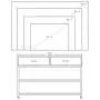 IRONCK Industrial TV Stand for 55 Inch TV with Drawers, TV Stand Console Table Entertainment Center for Living Room, 47.2x15.7x29.5 Inches, Vintage Brown IRONCK Industrial TV Stand for 55 Inch TV with Drawers, TV Stand Console Table Entertainment Center for Living Room, 47.2x15.7x29.5 Inches, Vintage Brown