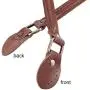 PandaHall Elite 2 Pieces 24.2 Inches Leather Purse Handles Handbags Shoulder Bag Strap Replacement with Alloy Clasps for Purses Making Supplies Brown PandaHall Elite 2 Pieces 24.2 Inches Leather Purse Handles Handbags Shoulder Bag Strap Replacement with Alloy Clasps for Purses Making Supplies Brown