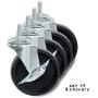 Honey-Can-Do 4-Inch Caster Roller Wheels for HCD Shelving Unit, Set of Four