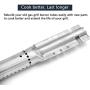 Hongso 14 3/8 Inch Burner Tubes Replacement Part for Charbroil 463420507 463420508 463420509 463420511 463440109 463441312 463441514 463461613 Stainless Steel Gas Grill, G431-0300-W2, 4-Pack SBE491