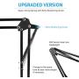 InnoGear Heavy Duty Microphone Stand with Mic Microphone Windscreen and Dual Layered Mic Pop Filter Suspension Boom Scissor Arm Stands for Blue Yeti,Blue Spark and Other Mic