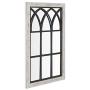 FirsTime & Co. Vista Arched Window Accent Wall Mirror, 37.5'' x 24'', Distressed White