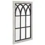 FirsTime & Co. Vista Arched Window Accent Wall Mirror, 37.5'' x 24'', Distressed White