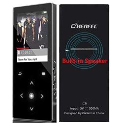 MP3 Player with Bluetooth,CCHKFEI 16GB Portable Music Player with Touch Button/1.8TFT Screen,Built in Speaker, FM Radio,Voice Recorder Metal Shell Supports up to 128GB,for Running Jogging