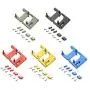 YU-NIYUT Aluminum Alloy Servo Fixed Mount Bracket for WPL C24 C14 B16 B36 1/16 RC Car MN D90 99s Upgrade Metal Spare Parts Practical, Durable and Easy to Install YU-NIYUT Aluminum Alloy Servo Fixed Mount Bracket for WPL C24 C14 B16 B36 1/16 RC Car MN D90 99s Upgrade Metal Spare Parts Practical, Durable and Easy to Install