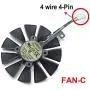 inRobert 87mm T129215SU Graphics Card Cooling Fan for ASUS Strix GTX980Ti/R9390/RX480/RX580 Video Card Cooler (Fan-C)