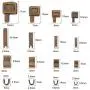 PH PandaHall 4 Size 3 Color Metal Zipper Head Sliders Retainer Insertion Pin(12 Sets), 12 Pairs Zipper Top Stop Plug, 12pcs Zipper Bottom Stopper for Coats Jacket Zipper Repair Kit (Size 3/5/8/10) PH PandaHall 4 Size 3 Color Metal Zipper Head Sliders Retainer Insertion Pin(12 Sets), 12 Pairs Zipper Top Stop Plug, 12pcs Zipper Bottom Stopper for Coats Jacket Zipper Repair Kit (Size 3/5/8/10)