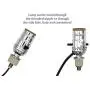 Creative Hobbies Lamp Kit for Liquor Bottles, Wine Bottles - Includes All Adapters and Parts - Silver Finish