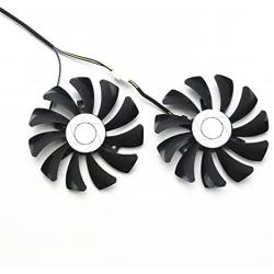 Bestparts New Graphics Card Video Card Cooling Fan for MSI GTX 1060 960 P106-100 P106 HA9010H12F-Z 85MM 4PIN