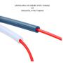 CHPOWER PTFE Bowden Tubing (2 Meter) XS Series for 1.75mm Filament with PTFE Teflon Tube Cutter + Upgraded PC4-M6 and PC4-M10 Pneumatic Fittings with Metal Teeth and Collet Clip