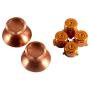 eXtremeRate Metal Gold Alumium Alloy Thumbsticks Bullet ABXY Mod Buttons Replacement Parts for Xbox One Standard, Xbox One Elite, Xbox One S/X Controller