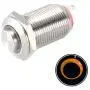 uxcell Latching Metal Push Button Switch High Head 12mm Mounting Dia 1NO 12V Yellow LED Light uxcell Latching Metal Push Button Switch High Head 12mm Mounting Dia 1NO 12V Yellow LED Light