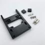 Bonarty Steering Servo Mounting Hardware Kit Metal Mount Bracket with Screws for 1/16 1/16 WPL B14 B24 C14 C24 B16 B36，JJRC Q60 Q61 RC Truck Upgrade Parts - Black