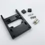 Bonarty Steering Servo Mounting Hardware Kit Metal Mount Bracket with Screws for 1/16 1/16 WPL B14 B24 C14 C24 B16 B36，JJRC Q60 Q61 RC Truck Upgrade Parts - Black
