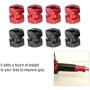 Dilwe 4Pcs RC Car Wheel Hub Adaptor, RC Wheel Hex Hub Metal Adaptor for Traxxas Hsp Redcat Remote Control Crawler Upgrade Part(12mm)