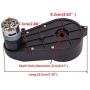 weelye 12V550 40000RPM Gearbox with High Torque 12V DC Motor for Kids Ride on Car SUV Parts, Electric Motor with Gear Box High Speed RS550 DC Motor Match Children Ride on Toys Accessories