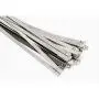 100pcs Stainless Steel Exhaust Wrap Multi-Purpose Locking Cable Metal Zip Ties 11.8 inches 100pcs Stainless Steel Exhaust Wrap Multi-Purpose Locking Cable Metal Zip Ties 11.8 inches