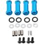 HONG YI-HAT 12mm Lengthen Combiner Wheel Hex Adapters 30mm Extension for WLtoys 144001 12428 A959 RC Car Upgrade Spare Parts Spare Parts (Color : Red)