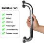 2 Pack 12 Inch Shower Grab Bar, Stainless Steel Bathroom Grab Bar, Shower Handle, Bath Handle, Grab Bars for Bathroom 2 Pack 12 Inch Shower Grab Bar, Stainless Steel Bathroom Grab Bar, Shower Handle, Bath Handle, Grab Bars for Bathroom
