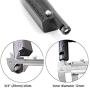 Hongso 13 3/4 Inch Gas Grill Cast Iron Burner Replacement Parts for Charbroil 463240804, 463247004, 463261406, Centro, Kirkland, Thermos Models, 3-Pack, (CBD901)