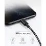 JR TECHNIK iPhone Charger, Lightning Cable MFi Certified High-Speed Charging Cord Lightning to USB A iPhone Charger Cable