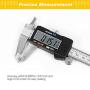 Digital Caliper, Adoric Electronic Digital Caliper Stainless Steel Body with Large LCD Screen | 0-6 Inches | Millimeter/Inch/Conversion