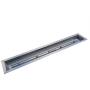 Stanbroil Stainless Steel Linear Trough Drop-in Fire Pit Pan and Burner 72 x 6-Inch