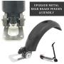 Electric Scooter Mudapron Brake Parts,Upgrade Metal Rear Fender Mudapron Brake Assembly Replacement for Ninebot for Segway ES1 ES2 ES3 ES4 Scooter