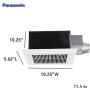 Panasonic FV-0811VF5 WhisperFit EZ Retrofit Ventilation Fan, 80 or 110 CFM