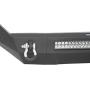 Hooke Road Dodge Ram Bumper Full Width Front Bumper w/120W LED Light Bar & D-Rings for 2013-2018 Ram 1500 (Exclude Rebel)