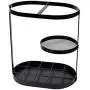 Black Metal Umbrella Stand Rack, Assembled Umbrella Storage Holder, Bucket Shelf Freestanding Entryway Base Drip Tray Long & Short Folding Umbrella For Home Office Black Metal Umbrella Stand Rack, Assembled Umbrella Storage Holder, Bucket Shelf Freestanding Entryway Base Drip Tray Long & Short Folding Umbrella For Home Office