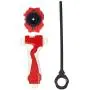Launcher and Grip, Metal Fusion Burst Gyro Starter String Launcher(Red)