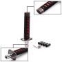 Alician 15cm Universal Samurai Sword Gear Shift Knob Shifter Katana Metal Black+Red Outside Black + Inner Black