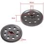 kingsea 11184 Steel Metal Spur Differential Main Gear 64T & 29T Motor Pinion Gear RC Replacement Parts for Redcat Volcano EPX HSP 1/10 Monster Truck Brontosaurus 94107