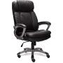 Serta 43675 Big & Tall Executive Office Chair High Back All Day Comfort Ergonomic Lumbar Support, Bonded Leather, Black