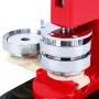 PanelTech Button Maker Badge Punch Press Machine 1-1/4 Inch 32mm Button Maker Machine with 1000 Pcs Circle Button Parts and Circle Cutter PanelTech Button Maker Badge Punch Press Machine 1-1/4 Inch 32mm Button Maker Machine with 1000 Pcs Circle Button Parts and Circle Cutter