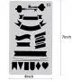 54 Pieces Bullet Stencils Set, Journal Planner Stencils for Journal Notebook Diary Scrapbook DIY Drawing Template Children Creation Drawing (Drawing Stencil) 54 Pieces Bullet Stencils Set, Journal Planner Stencils for Journal Notebook Diary Scrapbook DIY Drawing Template Children Creation Drawing (Drawing Stencil)