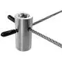 BLIKA 20 Pcs Green Wall Stainless Steel Hubs, Wire Trellis Kits for Climbing Plants, Vines and Green Wall, for 1/8'' Wire Rope Cable BLIKA 20 Pcs Green Wall Stainless Steel Hubs, Wire Trellis Kits for Climbing Plants, Vines and Green Wall, for 1/8'' Wire Rope Cable