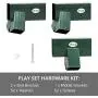 JOYMOR Custom DIY Swing Set Hardware Kit with Mounting Hardware  (Wood not Included)