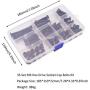 FPVKing 35-Set M6 Hex Drive Socket Cap Bolts Kit, Black Socket Cap Screws Barrel Bolts Nuts Kit for Furniture Bed Crib, M6x15mm/ 20mm/ 25mm/ 30mm/ 35mm/ 40mm/ 50mm