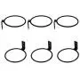 TQVAI 4 inch Flower Pot Holder Ring Wall Mounted 6 Pack Metal Planter Hooks Hangers Wall Bracket, Black TQVAI 4 inch Flower Pot Holder Ring Wall Mounted 6 Pack Metal Planter Hooks Hangers Wall Bracket, Black