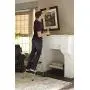 Cosco 11308PBL1E Two Step Big Step Folding Step Stool with Rubber Hand Grip, Gray